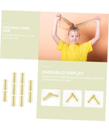 10 pi ces Peigne Plastique Double Face Peigne Poux Dents Fines Renforc es Outil pour Massage et Soin des Cheveux Portable Pellicules - Buy Online on GoSupps.com