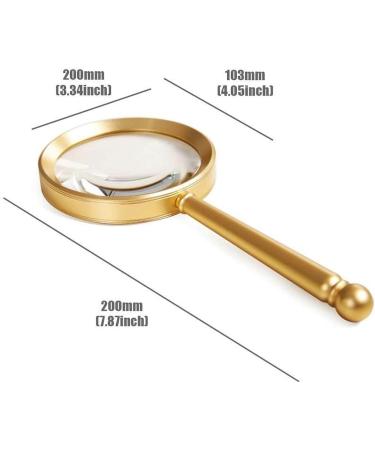 Portable Magnifiers 8X Handheld Child Elderly Reading Magnifier Optical Lens Detachable Loupe Watch Repair Full of Stars - Buy Online on GoSupps.com