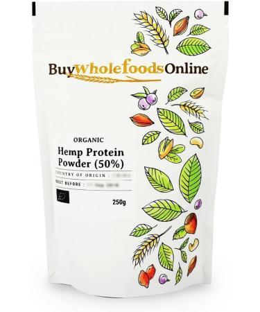 Organic Hemp Protein Powder (50%) 250g (BWFO) - Buy Online on GoSupps.com