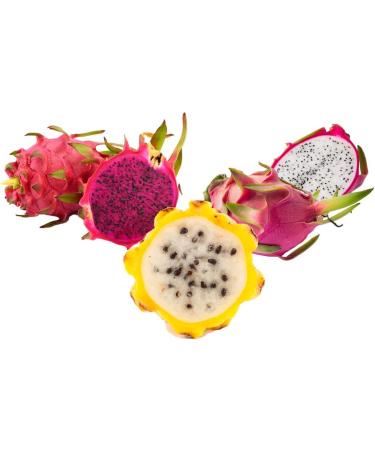Fresh dragon fruit selection box - white red and yellow dragon fruit! - Expertly sourced by My Exotic Fruit - Buy Online on GoSupps.com