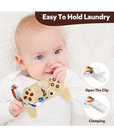 Silicone Teething Toys for Babies 0-12 Months - Remote Controller Sensory Chew Toys (2-Pack) - Buy Online on GoSupps.com
