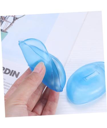 FOMIYES 4 Pairs Ear Plugs Ear Cover Salon Ear Heat Protector Hair Salon Ear Caps Ear Shower Cap Blue Hair Toner Hair Dye Accessories Hair Dye Tools Dye Silicone Ear Water Proof Shield - Buy Online on GoSupps.com