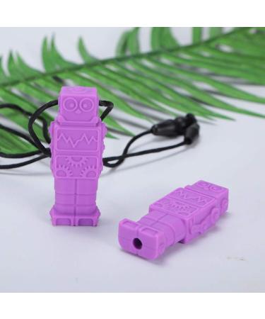 Yinlang Sensory Chew Necklace - 4-Piece Silicone Chewy Stick Toys for Kids | Durable Chewing Tool & Bite Ring - Buy Online on GoSupps.com