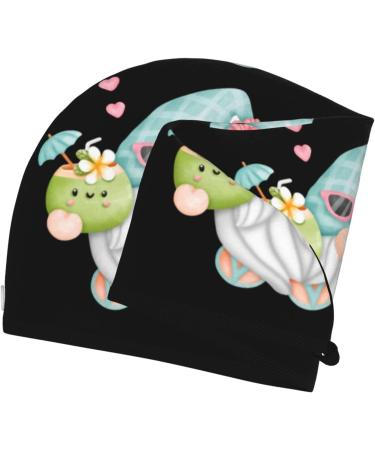 Summer Gnome Microfiber Hair Towel - Soft Super Absorbent Quick Dry Cap for Long Curly & Thick Hair | Coral Velvet for Women - Buy Online on GoSupps.com