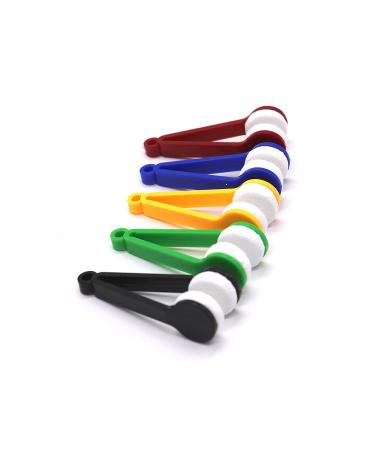 12 Pcs Mini Sun Glasses Eyeglass Microfiber Spectacles Cleaner Soft Brush Cleaning Tool Mini Microfiber Glasses Eyeglasses Cleaner Cleaning Clip (Random Color) - Buy Online on GoSupps.com