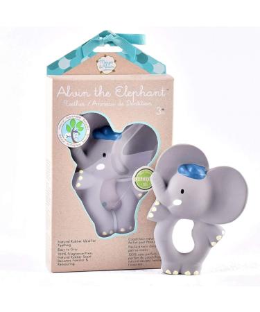 Tikiri Alvin The Elephant Natural Rubber Teether (Blue) - Buy Online on GoSupps.com