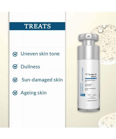 FCL 25% Vitamin C Serum C Scape Serum with Hyaluronic Acid for Face | Moisturize Skin Lightening Serum For Face Reduces Fine Lines Wrinkles Age Spots Suitable for All Types of Skin - 1.01 Fl. OZ - Buy Online on GoSupps.com