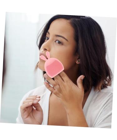 FOMIYES 12 Pcs Rabbit Ears Facial Brush Hand Held Massager Face Cleaner Facial Massager Facial Cleansing Brush Portable Massager Women Facial Brush Body Silica Gel Detergent Miss Light Pinkx3pcs 7.5x7.5cmx3pcs - Buy Online on GoSupps.com