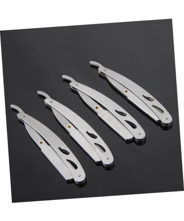 Cabilock Vintage Razor Holder Set | 4 Stainless Steel Manual Razor Holders for Men | Perfect for Safety & Straight Razors - Buy Online on GoSupps.com