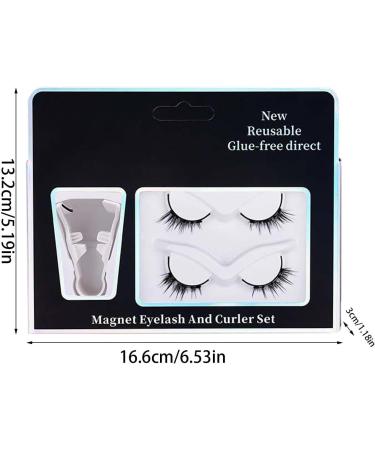 Magnetic Eye Lashes - Natural Look Magnetic Eyelashes | Comfortable Lumentes Magnetic Eyelashes | No Glue Natural Look Lashes With Applicator For Travel And Parties - Buy Online on GoSupps.com