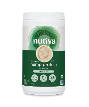 Nutiva, Hemp Protein Powder Organic, 16 Ounce Hemp 15 Servings (Pack of 1)