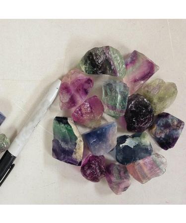 Natural Crystal Rough Natural Raw Rainbow Fluorite Crystals Rough Stones Crystals Gemstones Specimens Collectible Home Decor (Size : 100g) - Buy Online on GoSupps.com