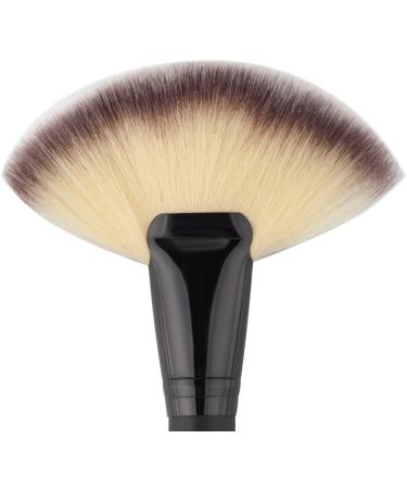 Makeup Brush Tools Fan Shape Brush Powder Foundation Brush Cosmetic Brush Black - Buy Online on GoSupps.com