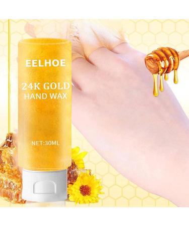30ml 24K Gold Hand Mask - Moisturizing & Brightening Peel Off Cream for Dry Hands | Anti-Aging Handwax Serum - Buy Online on GoSupps.com