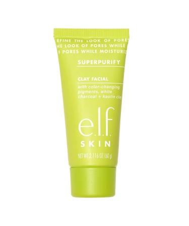 e.l.f. SKIN SuperPurify Clay Facial Mask - Color-Morphing Clay Mask for Pores & Oil Control | Vegan & Cruelty-Free - Buy Online on GoSupps.com