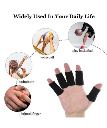 XGOPTS 20 PCS Finger Sleeves for Sports - Breathable Elastic Basketball Thumb Support Brace Arthritis & Trigger Finger Protection - Buy Online on GoSupps.com