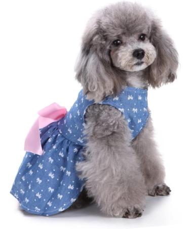 Mipcase Puppy Sundress Girl Dog Dresses Puppy Summer Clothes Girl Puppy Dress up Dogs Summer Doggie Dresses Dog Dresses for Small Dogs Shirt for Girls Dog Cloth for Summer Vest Watermelon L Picture 1 - Buy Online on GoSupps.com