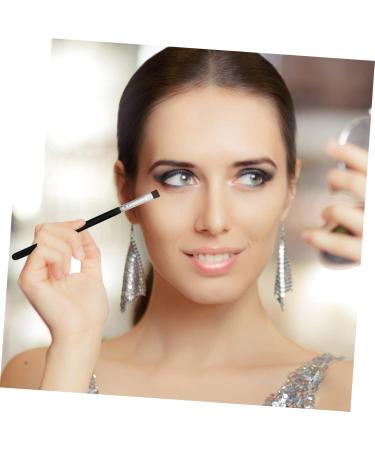 Didiseaon 6pcs Flat Eyebrow Brush Makeup Brush Cosmetics Tool Eye Liner Brush Eyes Travel Wooden Pole - Buy Online on GoSupps.com