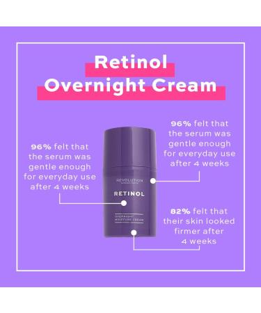Revolution Skincare London Retinol Overnight Face Cream - 50ml, Vegan & Cruelty-Free - Buy Online on GoSupps.com
