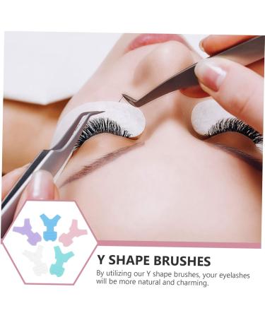 25pcs Y-Shaped Eyelash Brushes - Eyelash Lift Comb & Perm Tool for Lash Grafting - Cleanup Supplies for Perfect Lashes - Buy Online on GoSupps.com