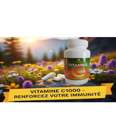 Vitamine C 1000mg Haute Dose 180 G lules - Cure 6 mois Soutien Syst me Immunitaire & R duction de la Fatigue Puissant Antioxydant Formule Pure & Vegan - Buy Online on GoSupps.com