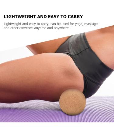 Buy Cork Fascia Ball - 8cm Yoga & Massage Tool | Deep Tissue Relief & Fitness Accessory - Buy Online on GoSupps.com
