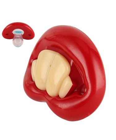 Funny Baby Pacifiers - Orthodontic Safe Silicone Cute Bunny Tooth Pacifiers for Toddlers | International Shipping - Buy Online on GoSupps.com