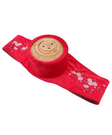 Tovinanna 1 set of Moxibusion Box Massage device Moxibusion-tank Home holder for Moxa Moxa cone holders Moxa burner Bambus Moxa-Box Traditional Chinese Medicine Red