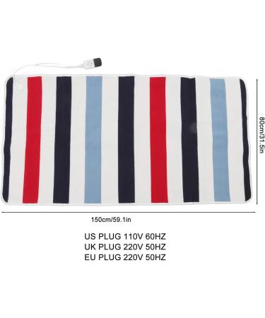 Liebewh Electric Heating Plate - Heated Mattress Pad with Automatic Protection Thickened Design 220V EU Connector 150 x 80 cm (59.1 x 31.5 in) - Ideal for International Shipping - Buy Online on GoSupps.com