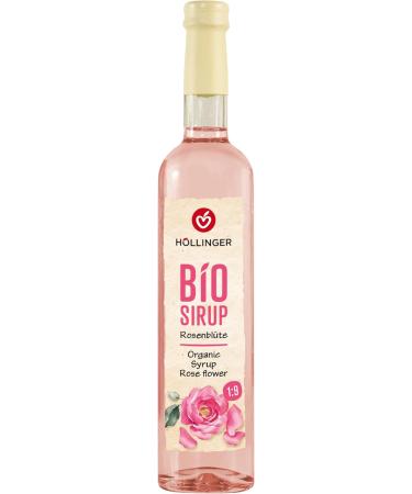 H llinger Sirop de fleur de rose biologique v g talien bouteille en verre de 3x500 ml saveur florale - Buy Online on GoSupps.com