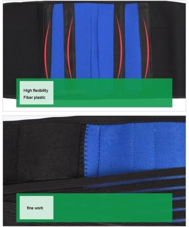 Dorbi Adjustable Back Support - Double Adjustment Straps for Loin & Lower Back - Breathable Lightweight Material (Size M) | International Shipping Available - Buy Online on GoSupps.com