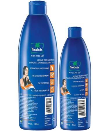 Parachute Advansed Coconut Hair Oil 300ml (Free 75ml) (Ship from India) - Buy Online on GoSupps.com