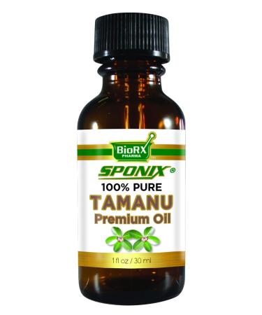 Best Tamanu Oil - Top 100% Pure Tamanu Oil for Skincare and Haircare - Premium Grade USDA Organic - 30 ml by Sponix