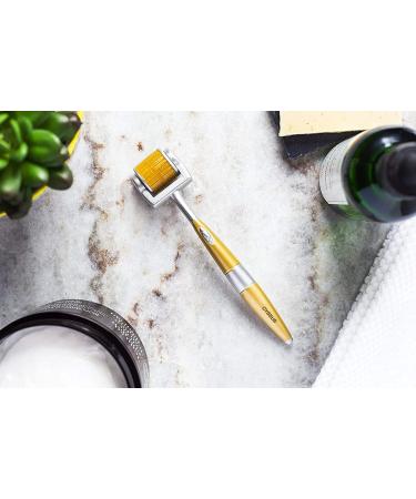 Professional 192 Real Needle Titanium Derma Roller 0.25mm - Microneedling for Face, Body, Hair Growth - Buy Online on GoSupps.com