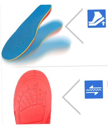 FRCOLOR Orthopedic Insoles for Leg Correction | Arch Support & Cushioning | Child Size | Blue 18x7x1 cm - Buy Online on GoSupps.com