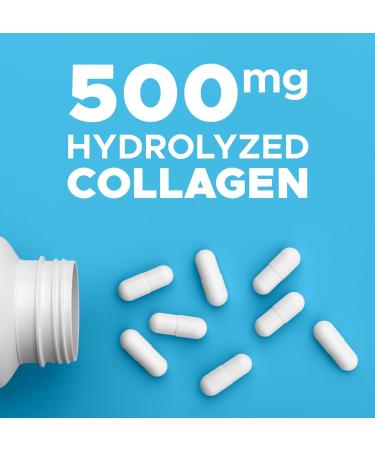 Revolution Nutrition Hydrolyzed Collagen Help Joints Muscles and Skin 500mg 120 Capsules 120 count (Pack of 1) - Buy Online on GoSupps.com