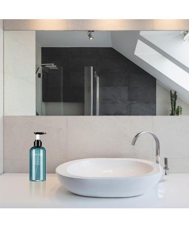 GUSENGO 3-Piece Refillable Plastic Shampoo Bottles - Travel Size 300ml/500ml for Lotions Essential Oils & Rinsing - Blue Donor Containers - Buy Online on GoSupps.com