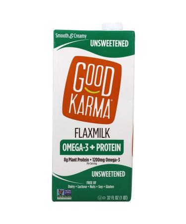 Good Karma - Flax Milk with Omega-3 + Protein Unsweetened - 32 fl. oz.