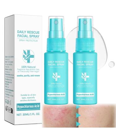 phxdance Regenerating Facial Toner Pure HOCl Hypochlorous Acid Mist Soothing for All Skin Types Alcohol Free & Vegan Facial Cleansing for All Skin Types Blau