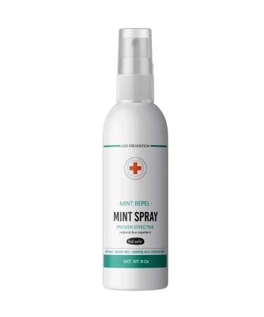 Orange Cross Lice Prevention Mint Spray - Keep Lice Away - Made with Natural Ingredients in The USA - No Parabens  Sulfates  or Synthetic Dyes *from The Lice Experts* 8oz