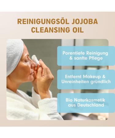 Organic Jojoba Oil Cold Pressed 100% Pure Moisturising Care Oil for Body Face Hair Beard Nails | No Animal Testing & Vegan | Jojoba Oil in UV Protection Glass Bottle with Pumper (30 ml) - Buy Online on GoSupps.com