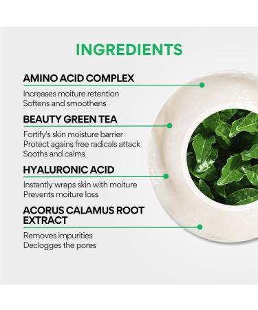 Innisfree Green Tea Hydrating Amino Acid Foam Cleanser - 150g | Daily Cleanser for All Skin Types | International Shipping Available - Buy Online on GoSupps.com