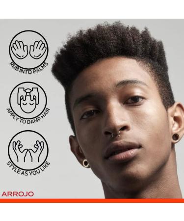 Arrojo Texture Clay for Men - Strong Hold Hair Clay with Beeswax & Kaolin | Matte Finish & Versatile Styling - Sulfate & Paraben Free 5.1 oz - Buy Online on GoSupps.com