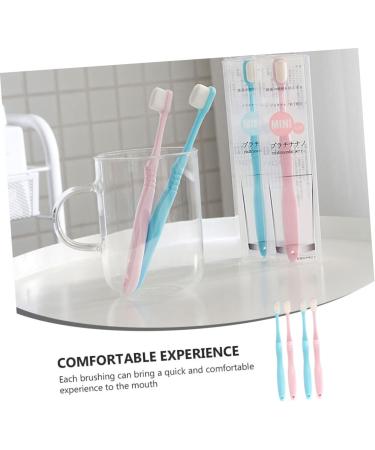 Gleavi 4-Piece Wangan Hair Toothbrush Set Sensitive Tooth Cleaning Brushes for Adults | Ideal for Pregnant Women | Japan Quality - Buy Online on GoSupps.com