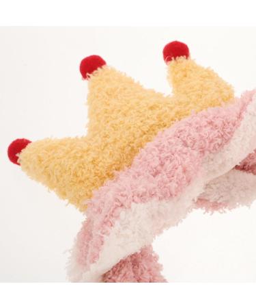 minkissy Spa Headband for Washing Face Cute Crown Design Makeup Headband Soft Coral Fleece Skincare Hair Band Face Wash Headband for Women Girls - Buy Online on GoSupps.com