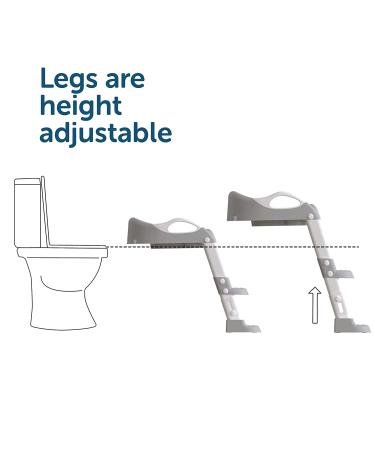 Adjustable Potty Training Ladder with Cushioned Seat - Collapsible, Non-Slip, Splash Guard - Jool Baby - Buy Online on GoSupps.com