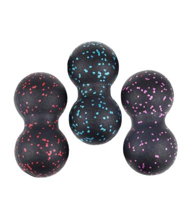 Gatuida 3st peanut yoga roller peanut fitness ball spiky massage balls physical roller massage ball massage ball p are roller roller roller roller roller petroleum ball