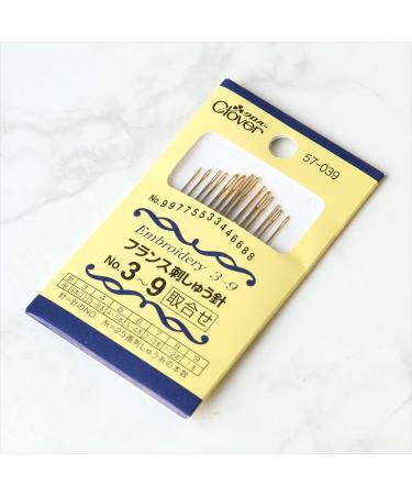 9 Clover France Embroidery Needle 57-039 - High-Quality