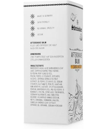 St rtebekker Premium Aftershave Balm for Men - Against Skin Irritations Razor Burn - Skin Care After Shaving - Pleasant Scent - Aftershave Balm (Sandalwood) - Buy Online on GoSupps.com
