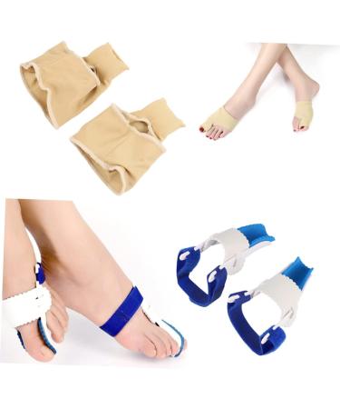 Healeved 6-Piece Toe Nail & Bunion Protector Set - Pedicure Stand, Thumb Splint, Toe Dividers - Assorted Colors - 13X6cm - Buy Online on GoSupps.com